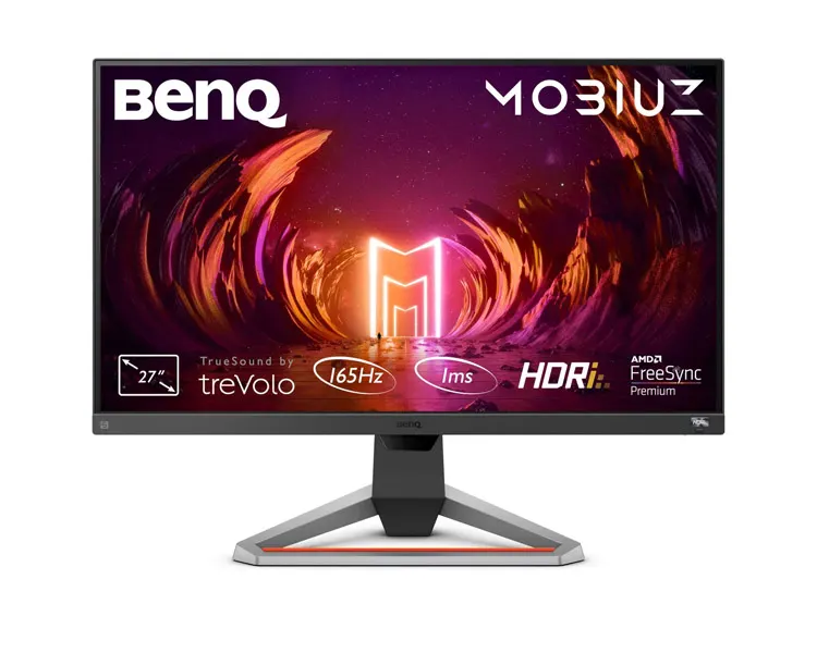 მონიტორი BenQ MOBIUZ EX2710S 27" FHD IPS 165Hz 1ms 2xHDMI DP Built-in Speaker - 9H.LKFLA.TBE