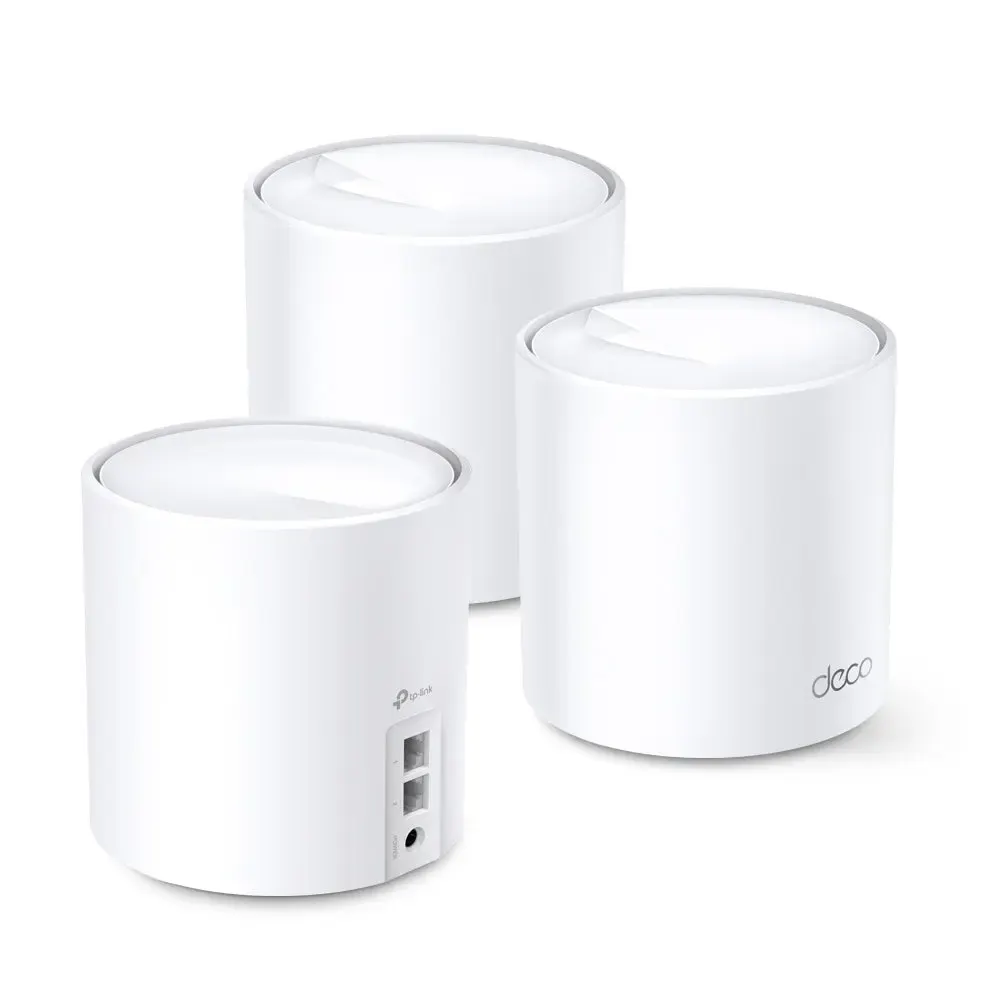 TP-Link, Deco X20(3-pack), AX1800 Whole Home Mesh Wi-Fi 6 System