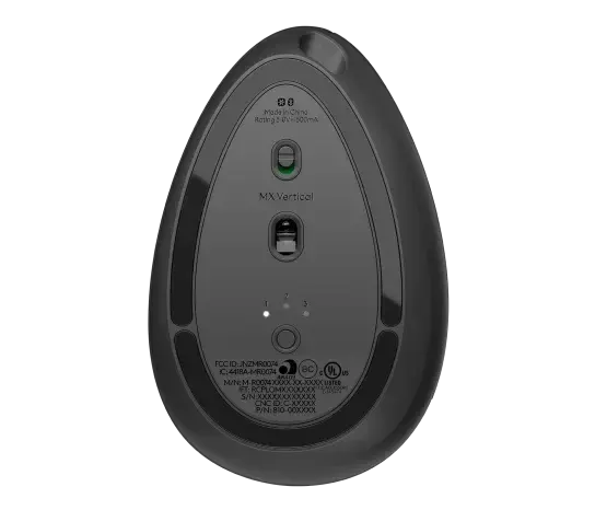 logitech, MX Vertical, Mouse, Graphite