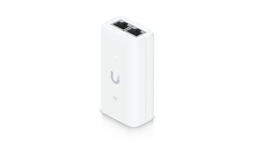 PoE ადაპტერი, U-POE, af, 15W, GbE, Ubiquiti U-POE-af-EU