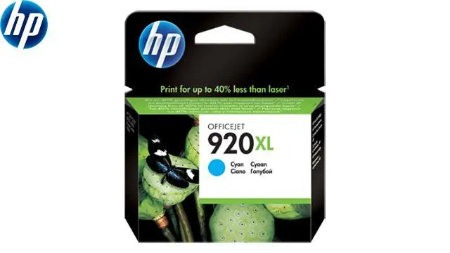 HP 920XL, Cyan Ink Cartridge CD972AE (High Yield)