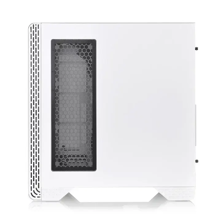 Thermaltake, S300 Tempered Glass Snow Edition Mid-Tower Chassis Case White.