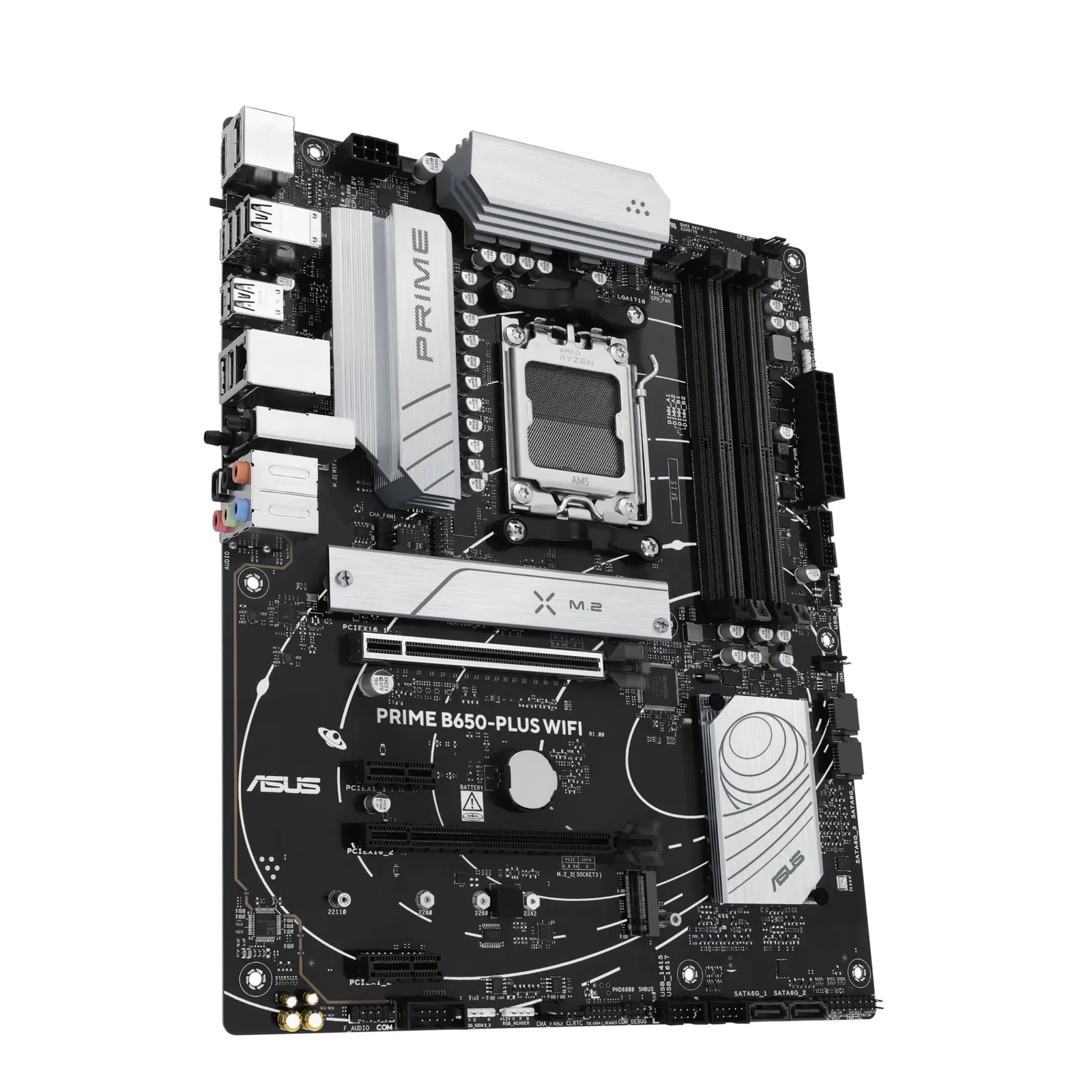 დედაპლატა ASUS Motherboard PRIME B650-PLUS WIFI sAM5 B650 4xDDR5 M.2 HDMI DP WiFi BT ATX