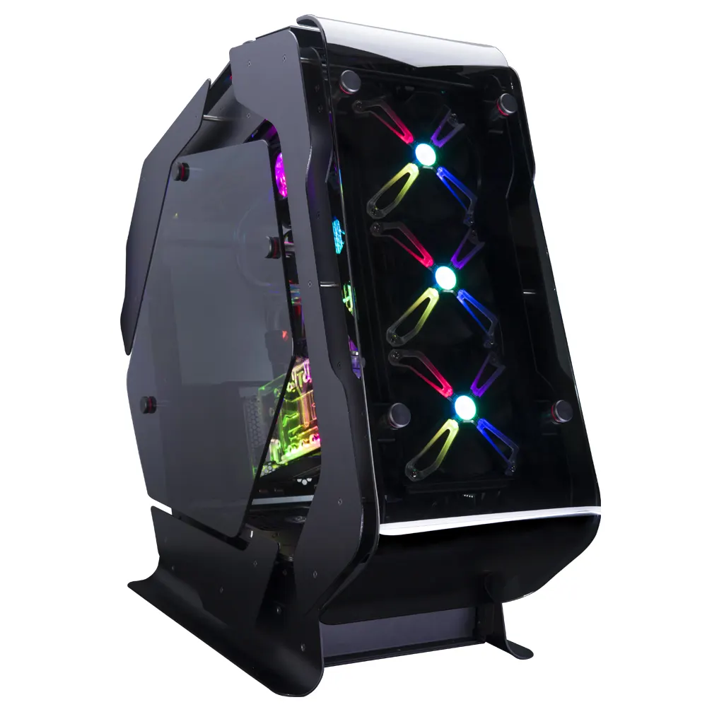 ქეისი Zalman PC case Z-MACHINE 500 without PSU, 2xUSB3.0, 2xUSB2.0, 1xUSB 3.1 Type-C, 5x120mm ARGB, VGA 400mm, LCS ready, TG Side Panel, ATX, black