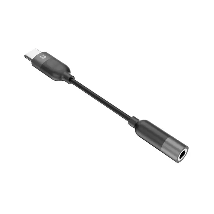 M1204A,UNITEK USB-C to 3.5mm Audio Adaptor, Black Color, With Hi-Fi/DAC