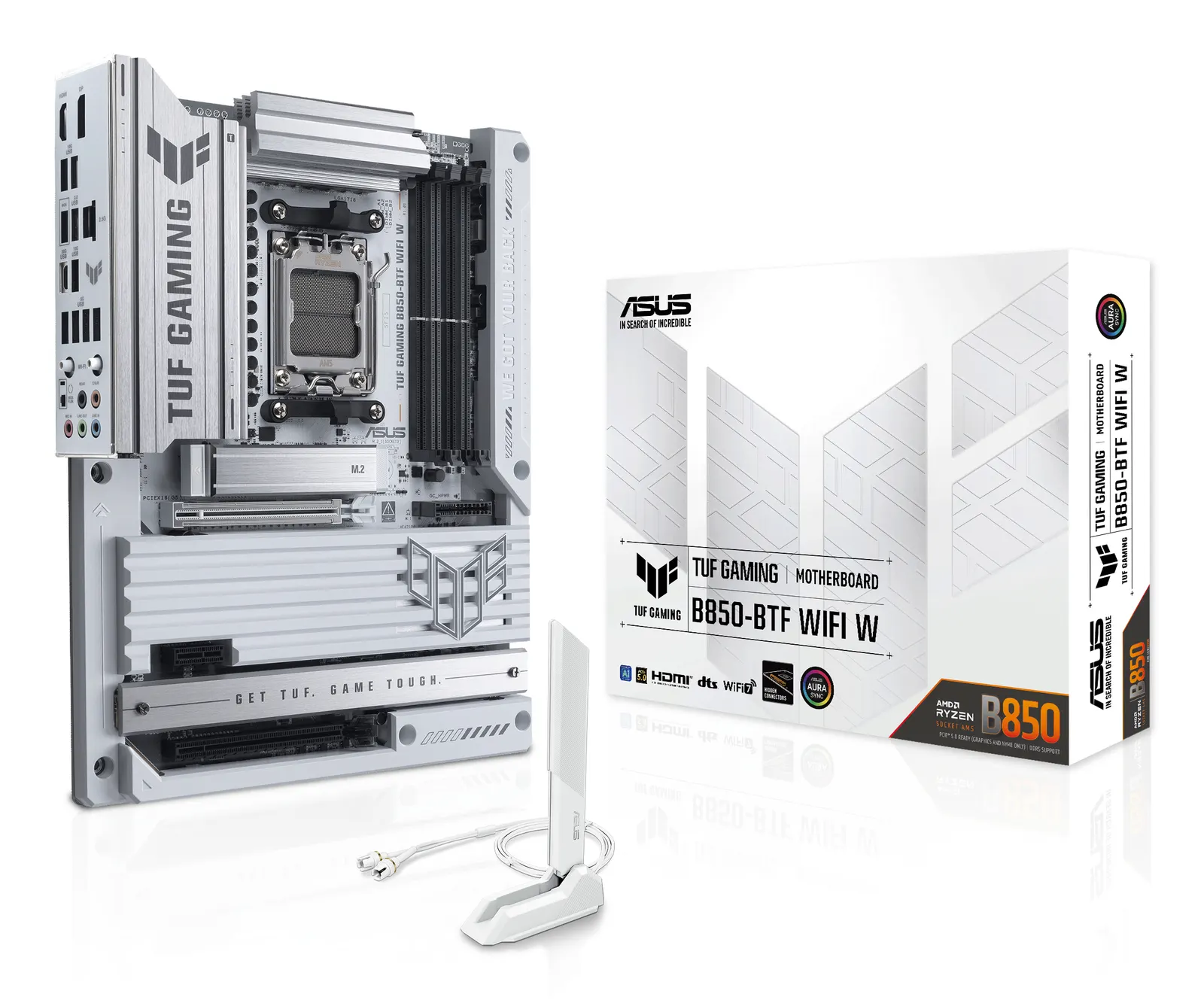 დედაპლატა ASUS Motherboard TUF GAMING B850-BTF WIFI W sAM5 B850 4xDDR5 M.2 HDMI DP Wi-Fi BT ATX BTF