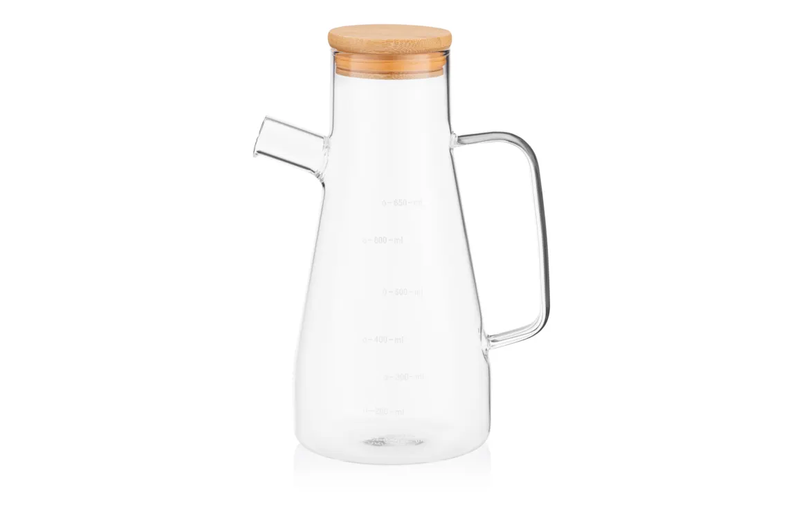 ზეთის ჭურჭელი Ardesto oil and vinegar bottle Midori, 650 ml, borosilicate glass