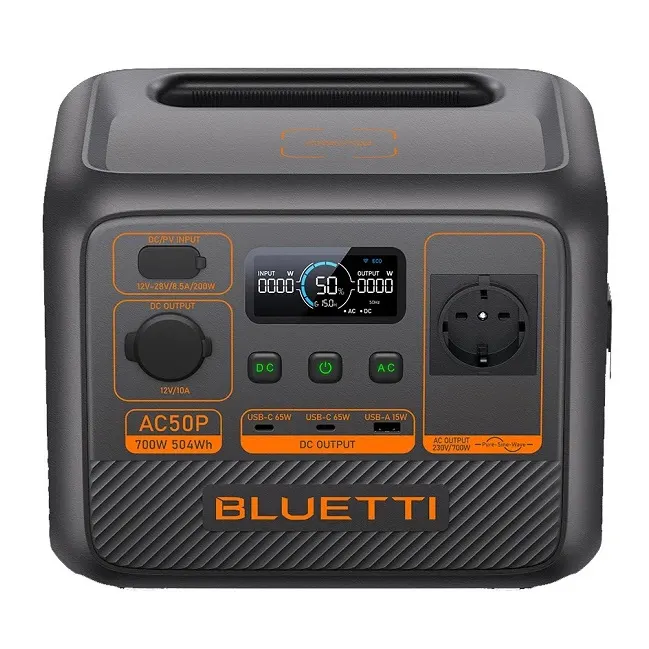 პორტატული კვების სადგური Bluetti AC50P Portable Power Station | 700W 504Wh