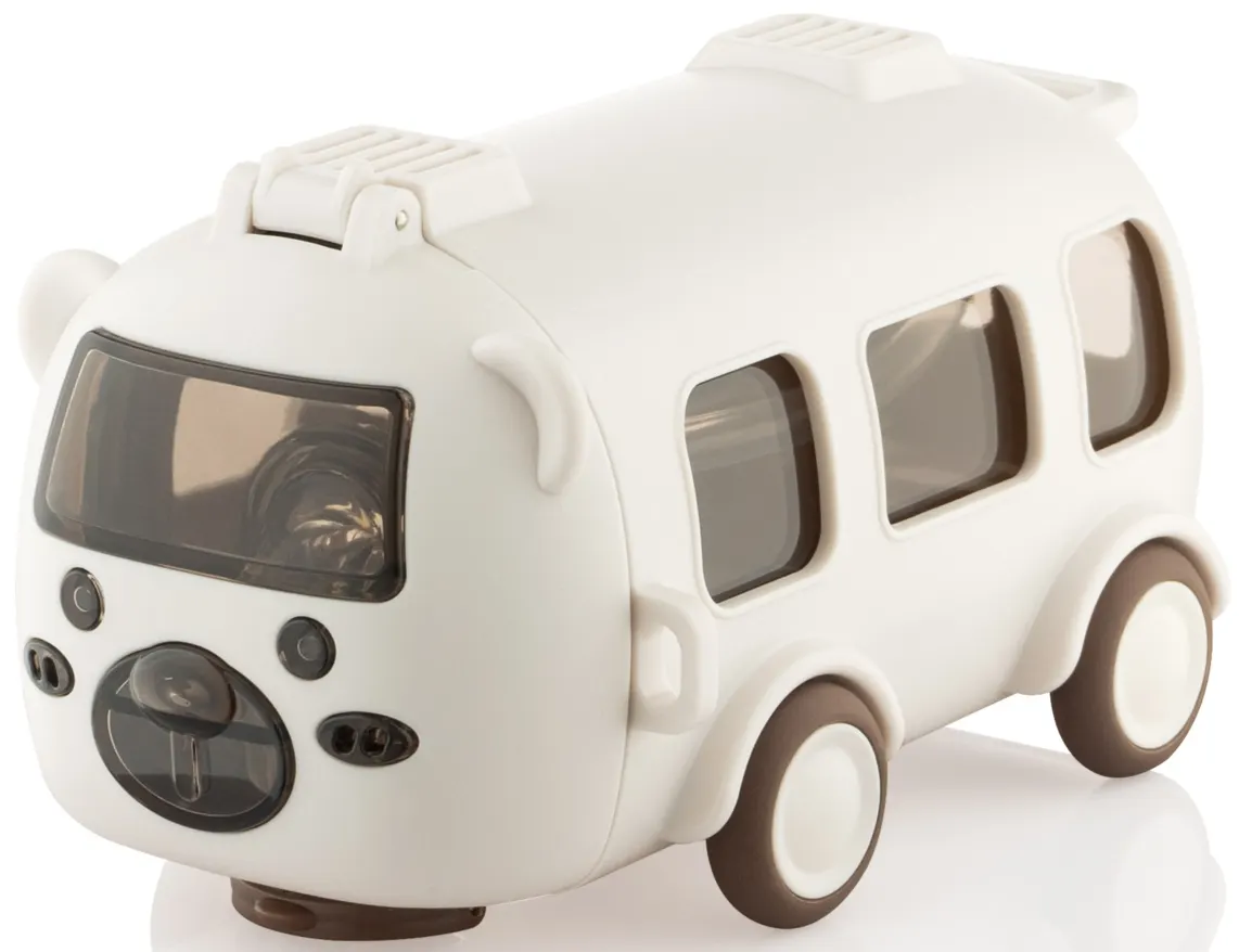 Ardesto Bottle Bear Bus 500ml, plastic, white