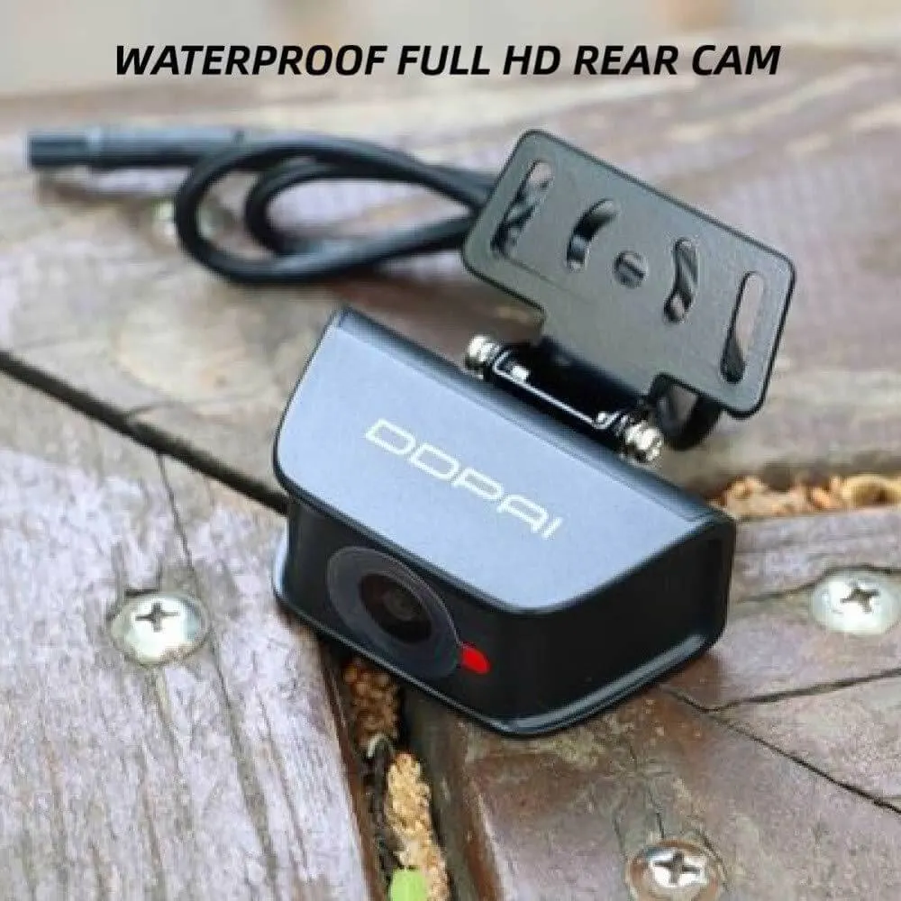 მანქანის ვიდეო რეგისტრატორი DDPAI Mola E3, 130° WIFI, 9.35" Full Touch Screen Streaming Rear View Mirror, Car Video Recorder, Black