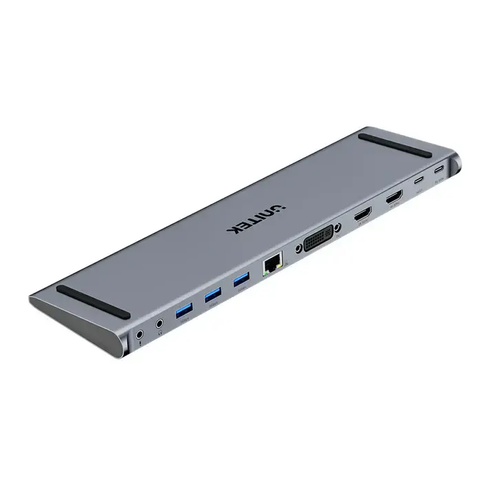 USB ჰაბი D1147A, UNITEK, Docking Station, 9-in-1 USB-C 5Gbps Universal Docking Station.