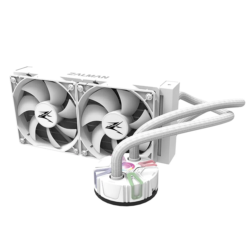ქულერი Zalman LCS Reserator 5 Z24, LGA1700, 1200, 2011, 2011-V3, 2066, 115x, *AM5 (ZM-AM5MKB), AM4, TDP320W, white