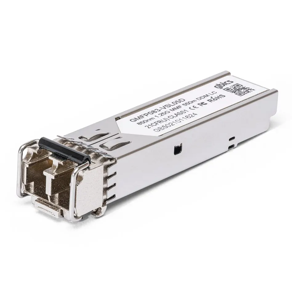 SFP მოდული 1000BASE-SX SFP Transceiver, Multi-Mode (850nm, 550m, LC)