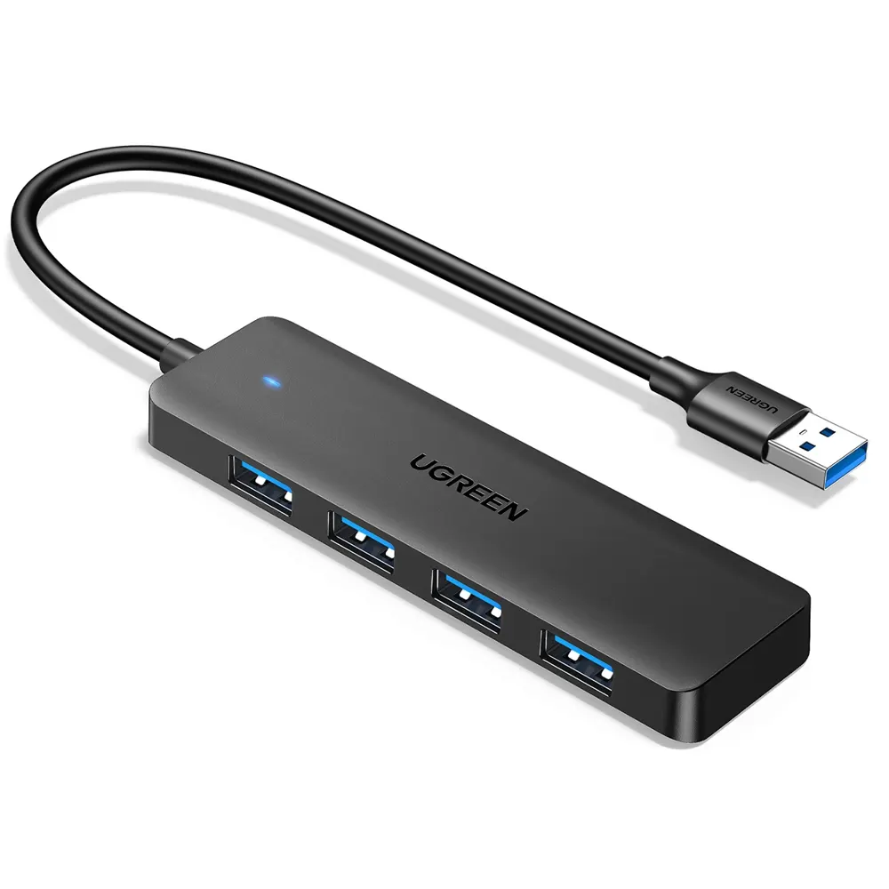 USB ჰაბი UGREEN CM219 (35574), USB, HUB, Black