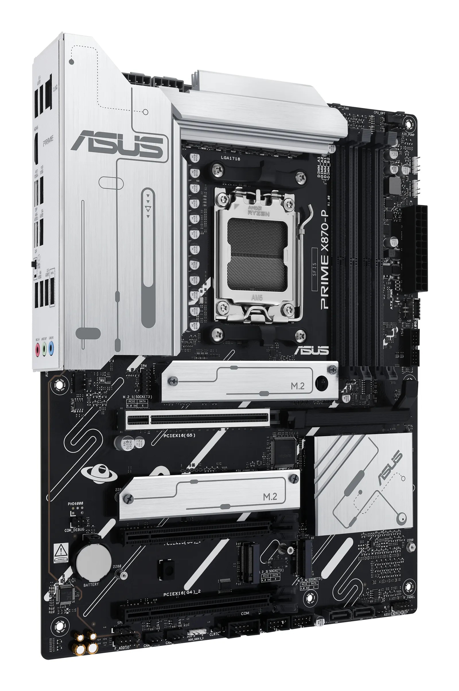 დედაპლატა ASUS Motherboard PRIME X870-P sAM5 X870 4xDDR5 M.2 HDMI ATX