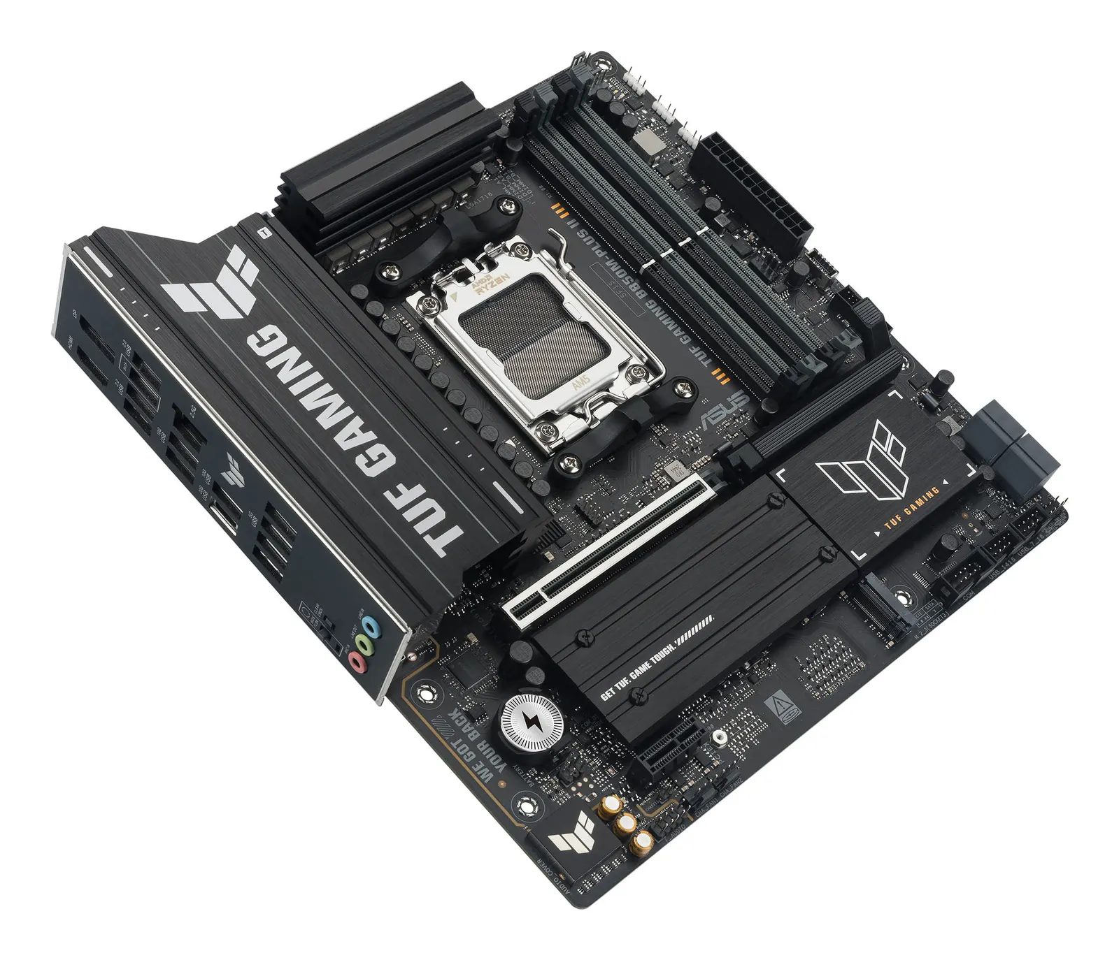ASUS Motherboard TUF GAMING B850M-PLUS II sAM5 B850 4xDDR5 M.2 HDMI DP mATX