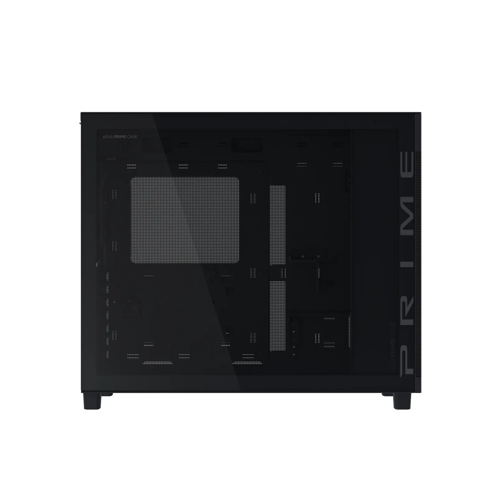 ქეისი ASUS Prime AP303 TG – Mid Tower | ATX/mATX/Mini-ITX | TG | 1×120mm Rear Fan | GPU 360mm | CPU Cooler 165mm | 360mm Radiator | Black