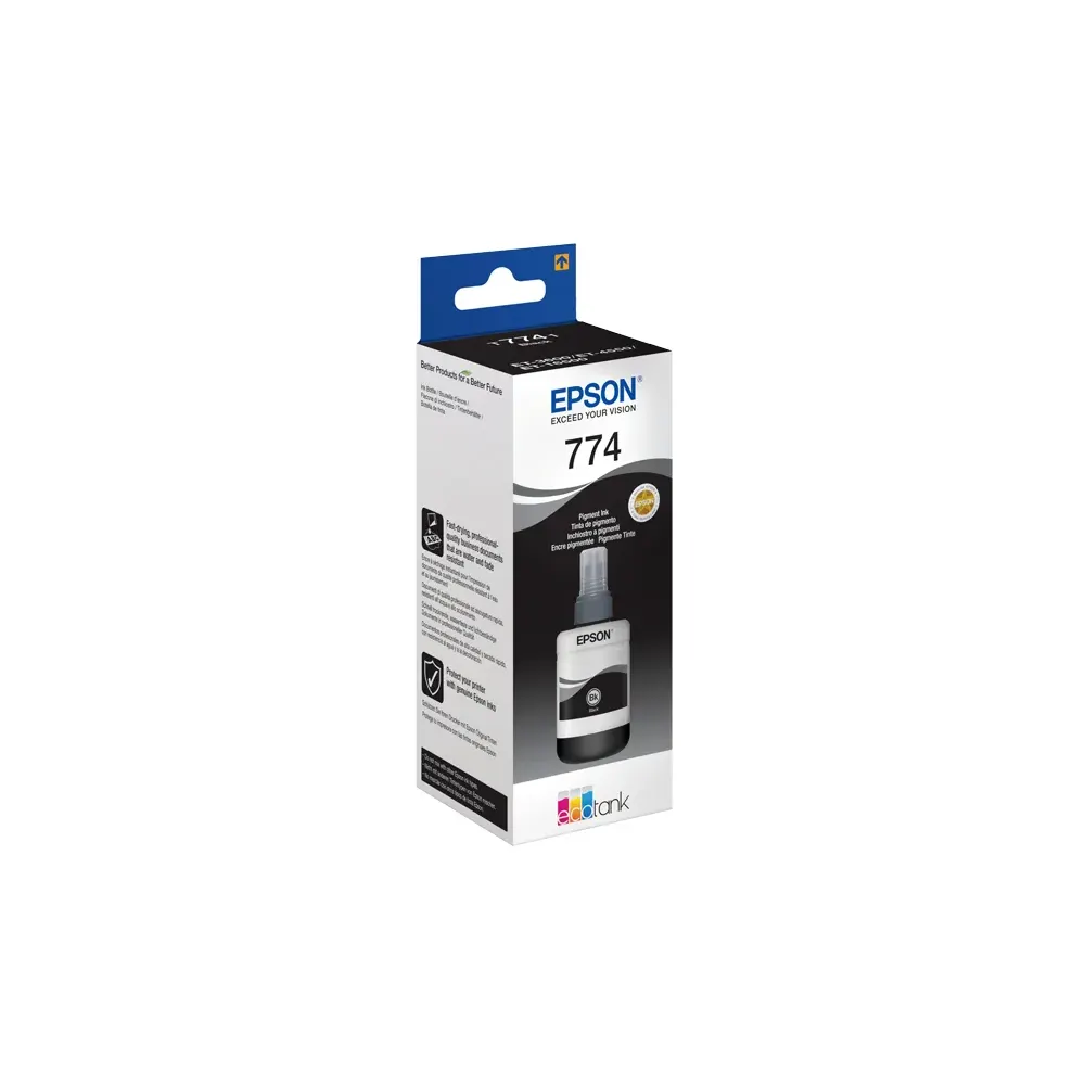 კარტრიჯი EPSON T774 Black Pigment 140ml Ink ORIGINAL (C13T77414A) I/C (b) M100/200