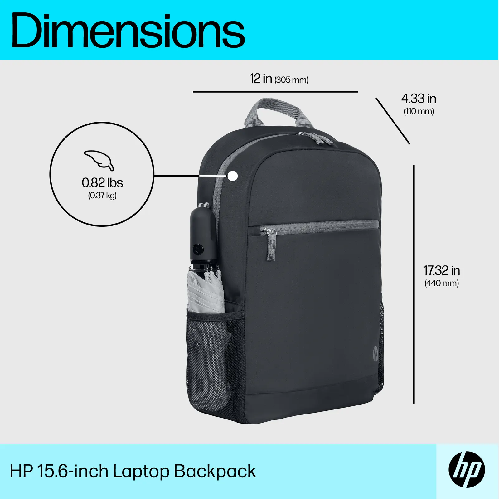 HP 15.6 Laptop Backpack
