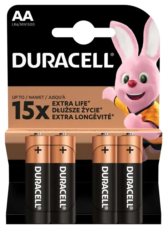 Duracell Basic LR6 / AA Blister 4pcs 5000394127050 1,5 ALKALINE LR3/MN1500
