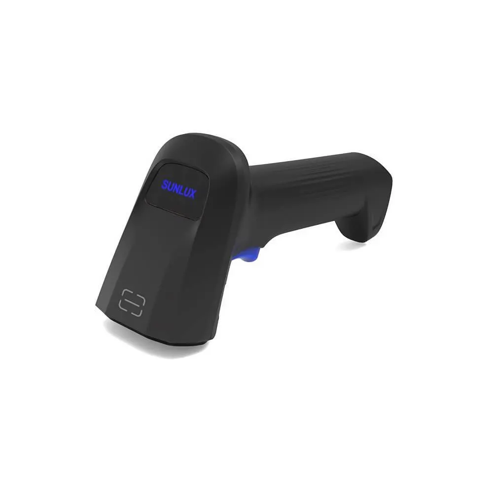 Sunlux RH10, USB-HID, USB-VCP, RS232, Barcode Scanner, Black