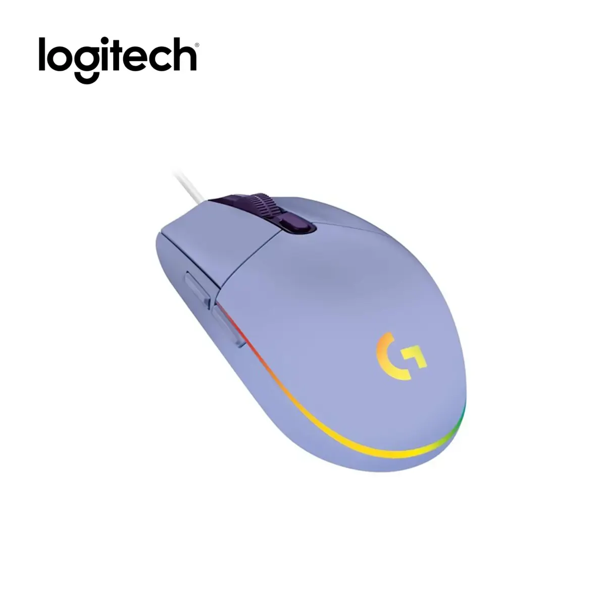 logitech, G203, Mouse (RGB) Lilac