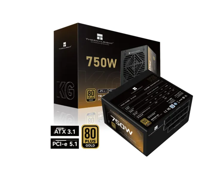 კვების ბლოკი THERMALRIGHT TR-KG750 750W 80 PLUS GOLD ATX 3.1 Full-Modular