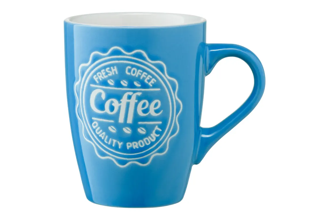 კათხა Mug ARDESTO With love 330ml, ceramics, blue