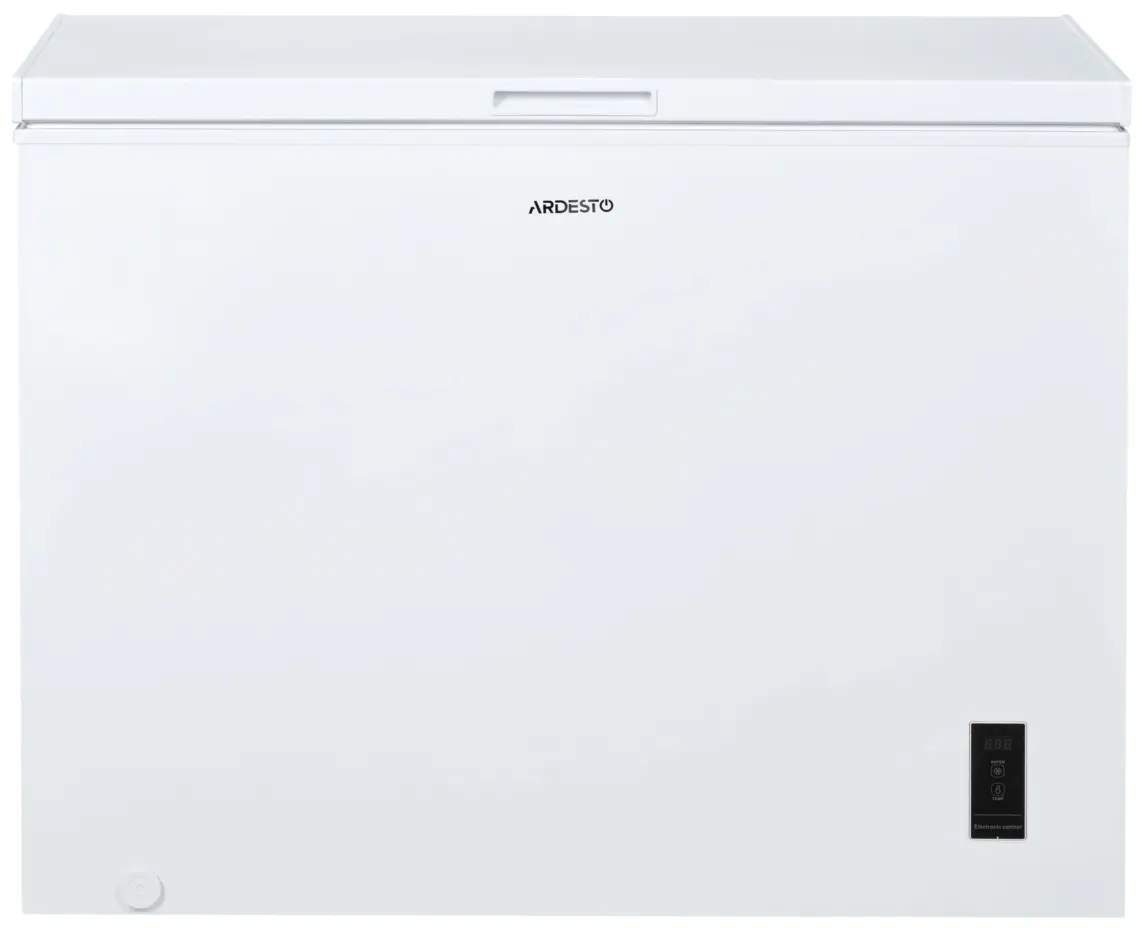 საყინულე Chest freezer ARDESTO, 290L, A+, ST, display ext, ref mode, white