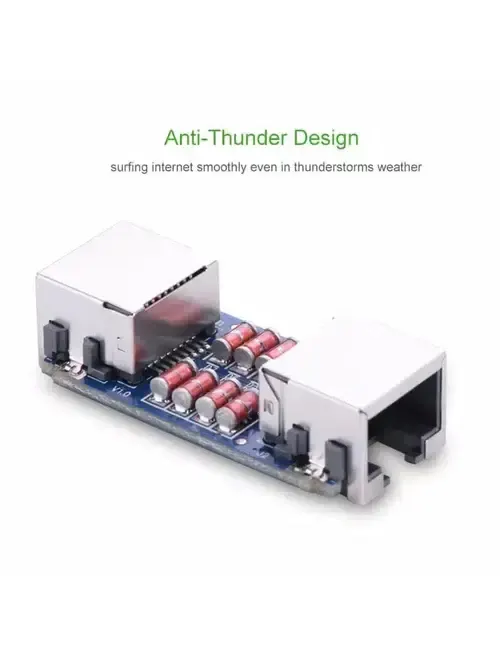 NW116 UGREEN (30837) Anti-Thunder RJ45 Ethernet Connector (Black)