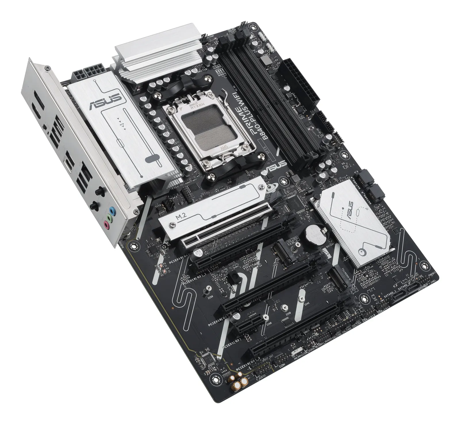 დედაპლატა ASUS Motherboard PRIME B840-PLUS WIFI sAM5 B840 4xDDR5 M.2 HDMI DP WiFi BT ATX