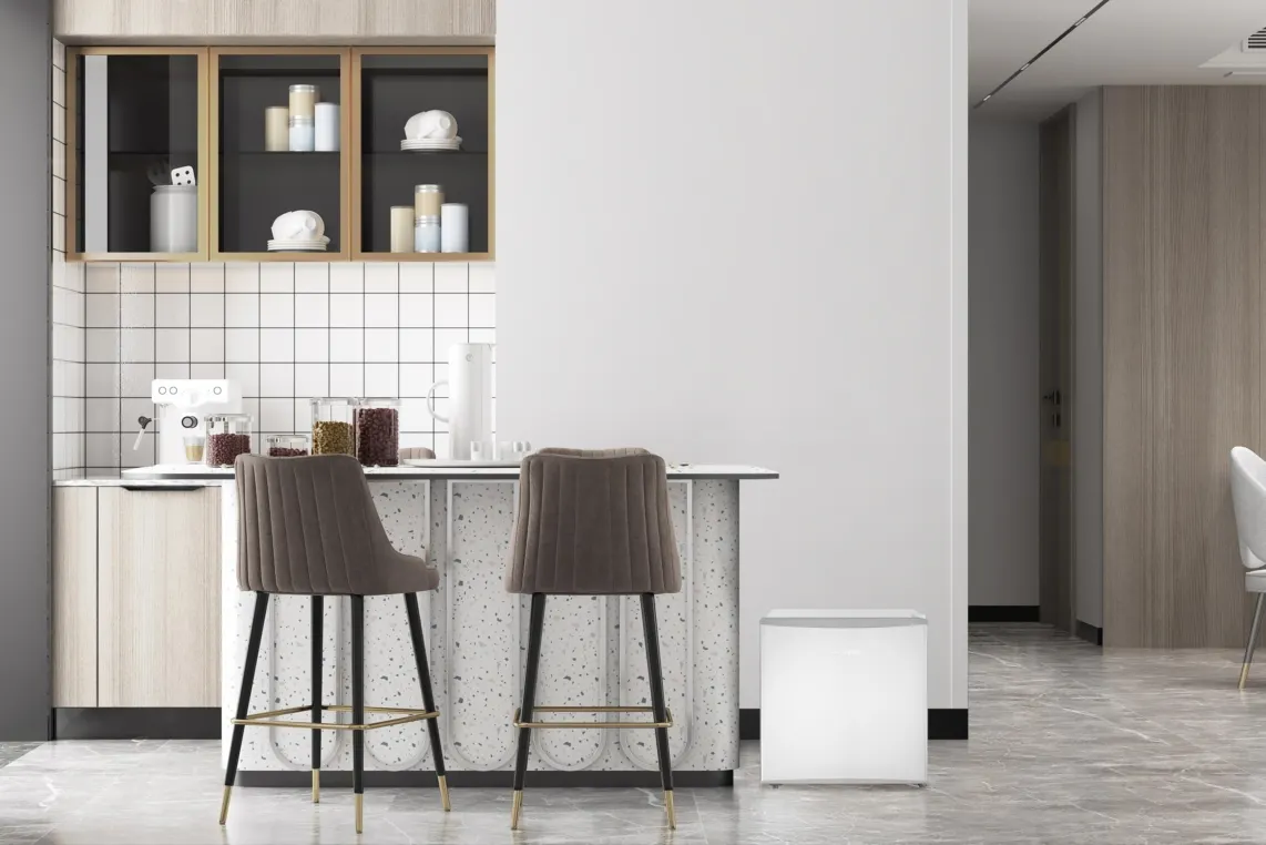 Refrigerator ARDESTO mini, 49.2x47.2x45, 43L, A+, ST, silvery