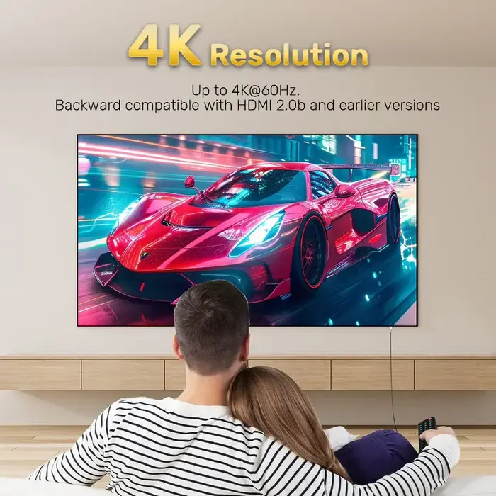 HDMI კაბელი C11092ASL01-15M, UNITEK, HDMI2.0 Active Optical Male to Male Cable 15M,.