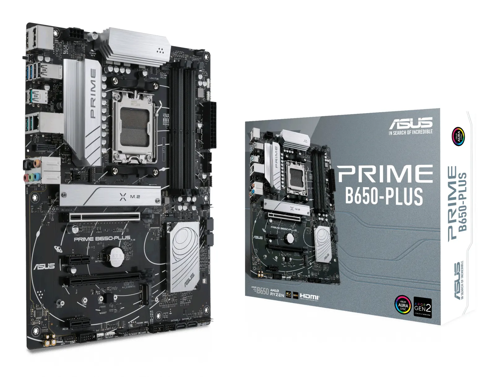 დედაპლატა ASUS Motherboard PRIME B650-PLUS sAM5 B650 4xDDR5 M.2 HDMI DP ATX
