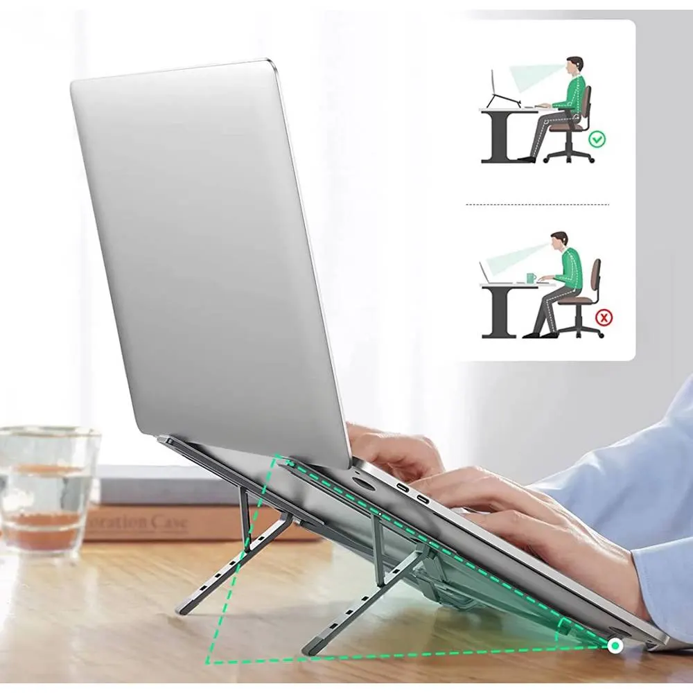 ნოუთბუქის სადგამი UGREEN LP451 (40289) Foldable Laptop Stand, Silver