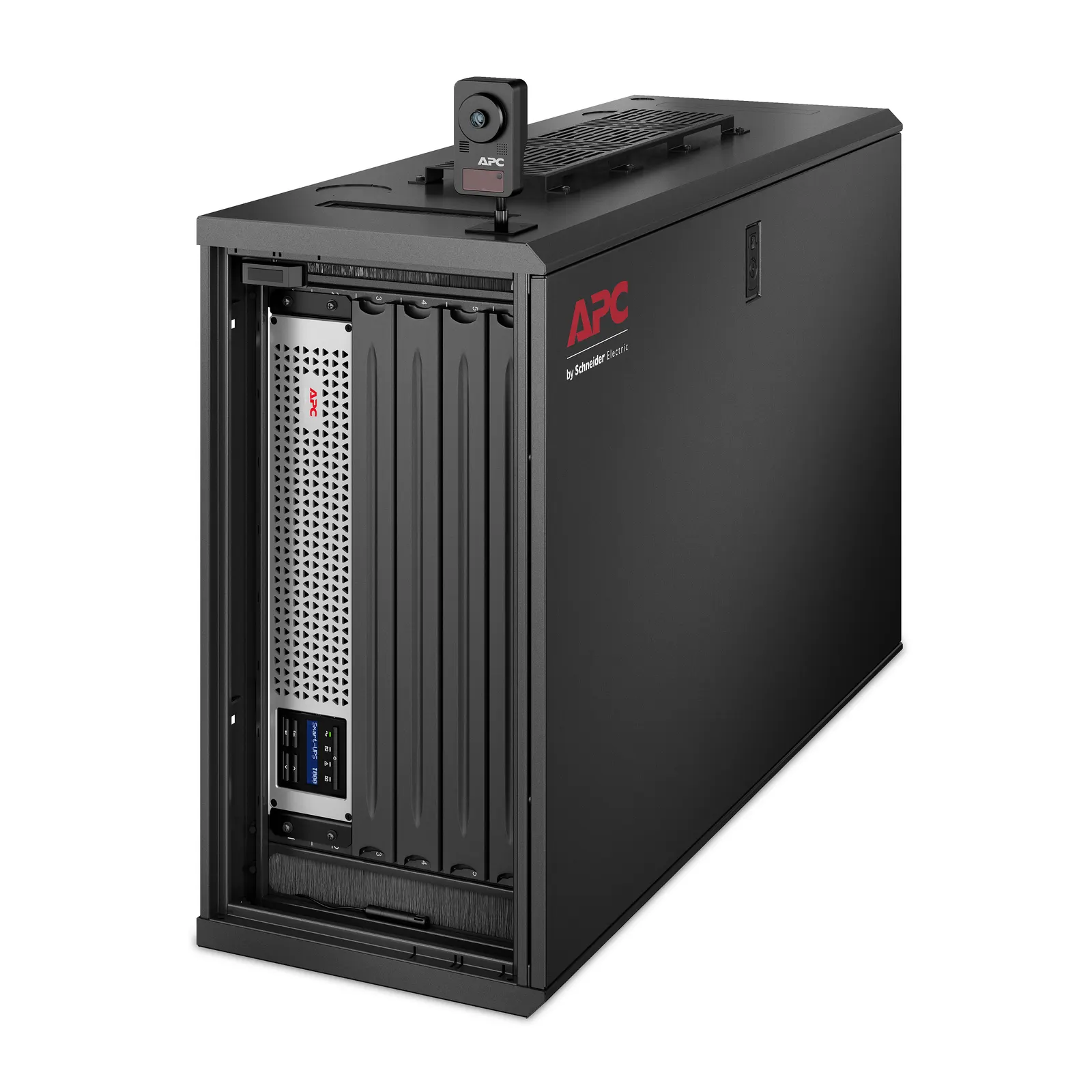 კედლის კარადა NetShelter WX 6U Low-Profile Wall Mount Enclosure 230V Fans with Caster Kit