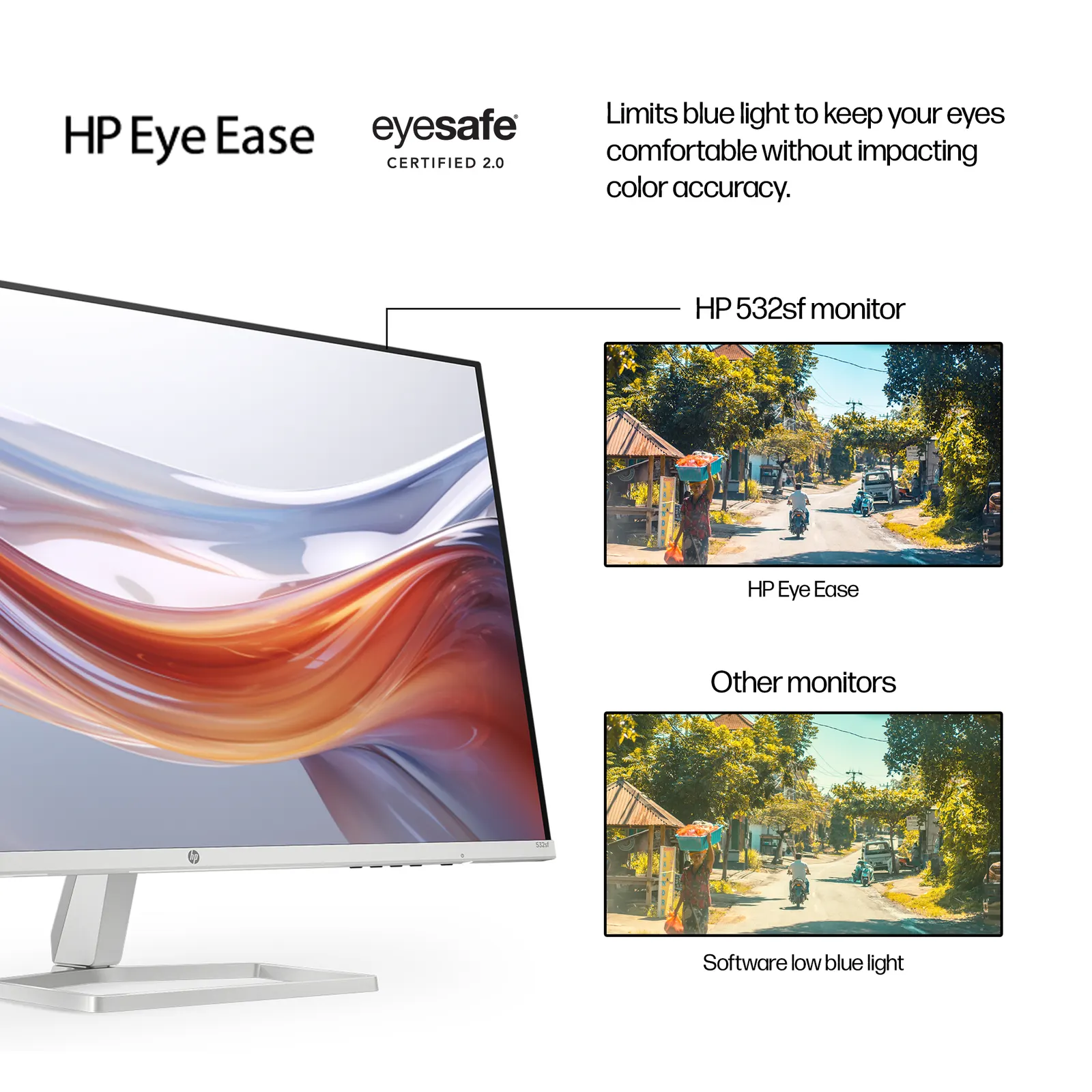 მონიტორი HP S5 532sf 31.5" VA FHD Black/Silver