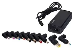ნოუთბუქის დამტენი ThermalTake Universal Laptop Adapter, 10 Power Tips, EnerG Bar 45W/Black/EU, PO-ULA-PC45BK-01