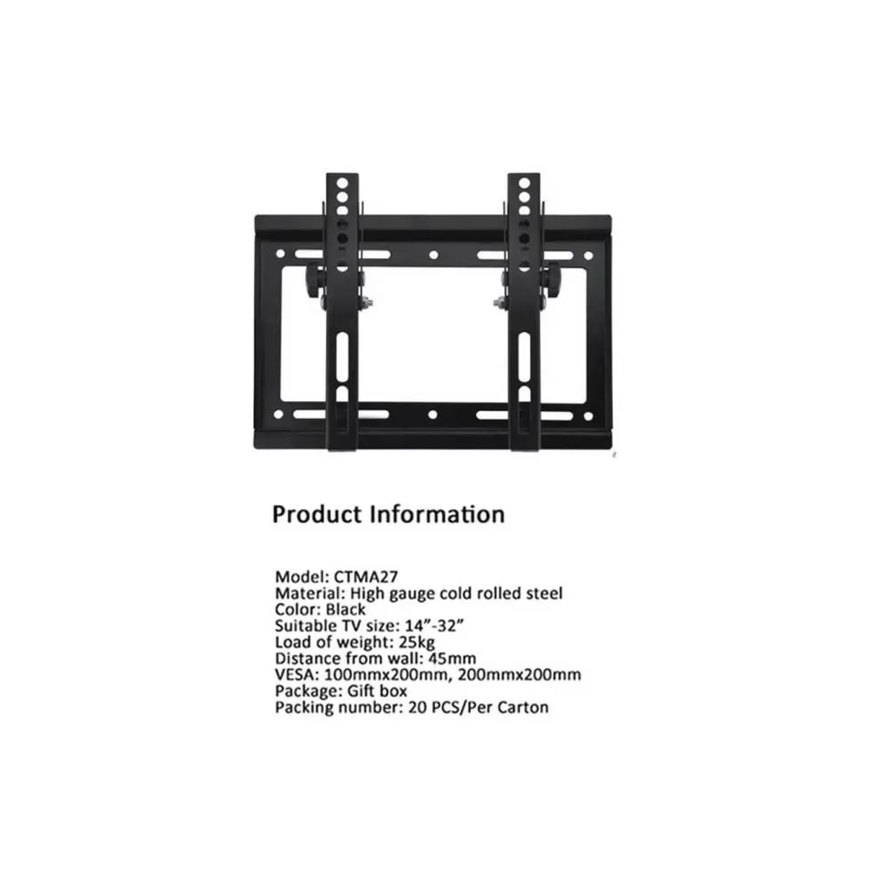 ტელევიზორის საკიდი Allscreen Universal LCD LED TV Bracket CTMA27 TV SIZE:14"-42" ინჩი
