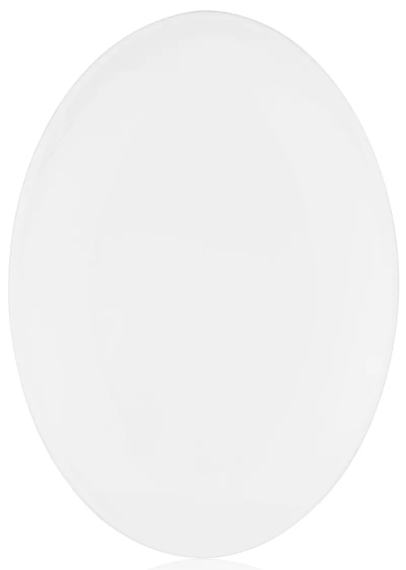 Ardesto Plate Imola, 31x22cm, porcelain, oval, white