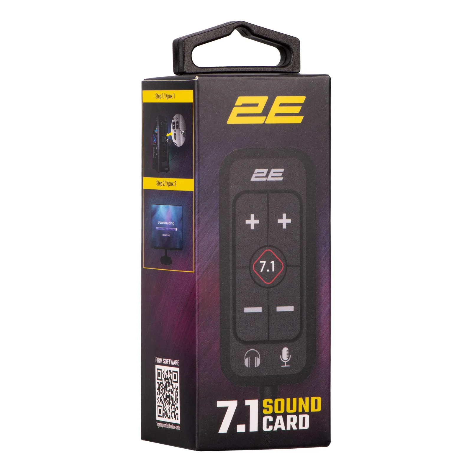 ხმის ბარათი 2E GAMING Sound card SCG-001, 7.1, 1*3.5mm, USB-A