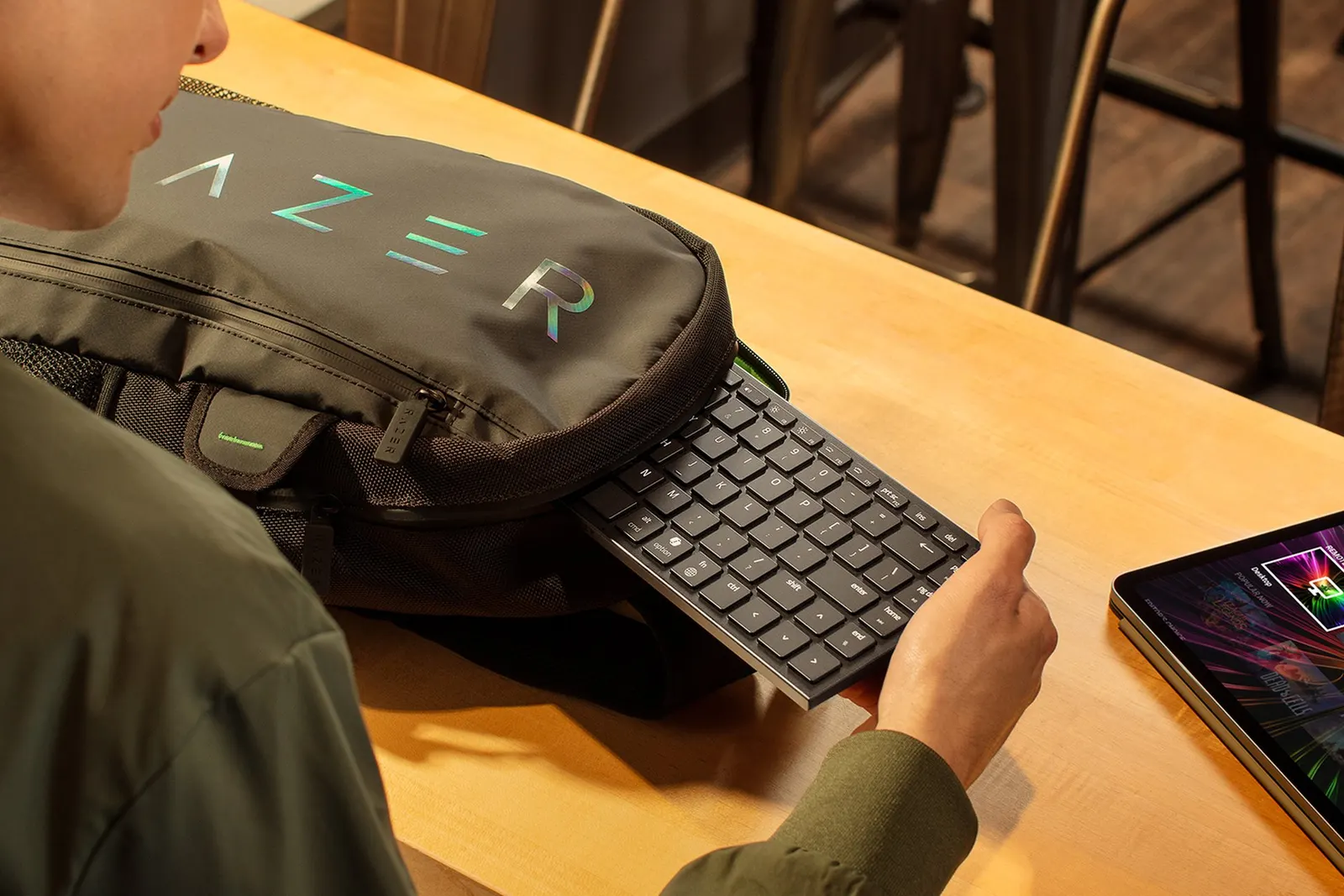 კლავიატურა Razer Keyboard Joro Ultra Low-Profile, 86key, BT, EN, RGB, black