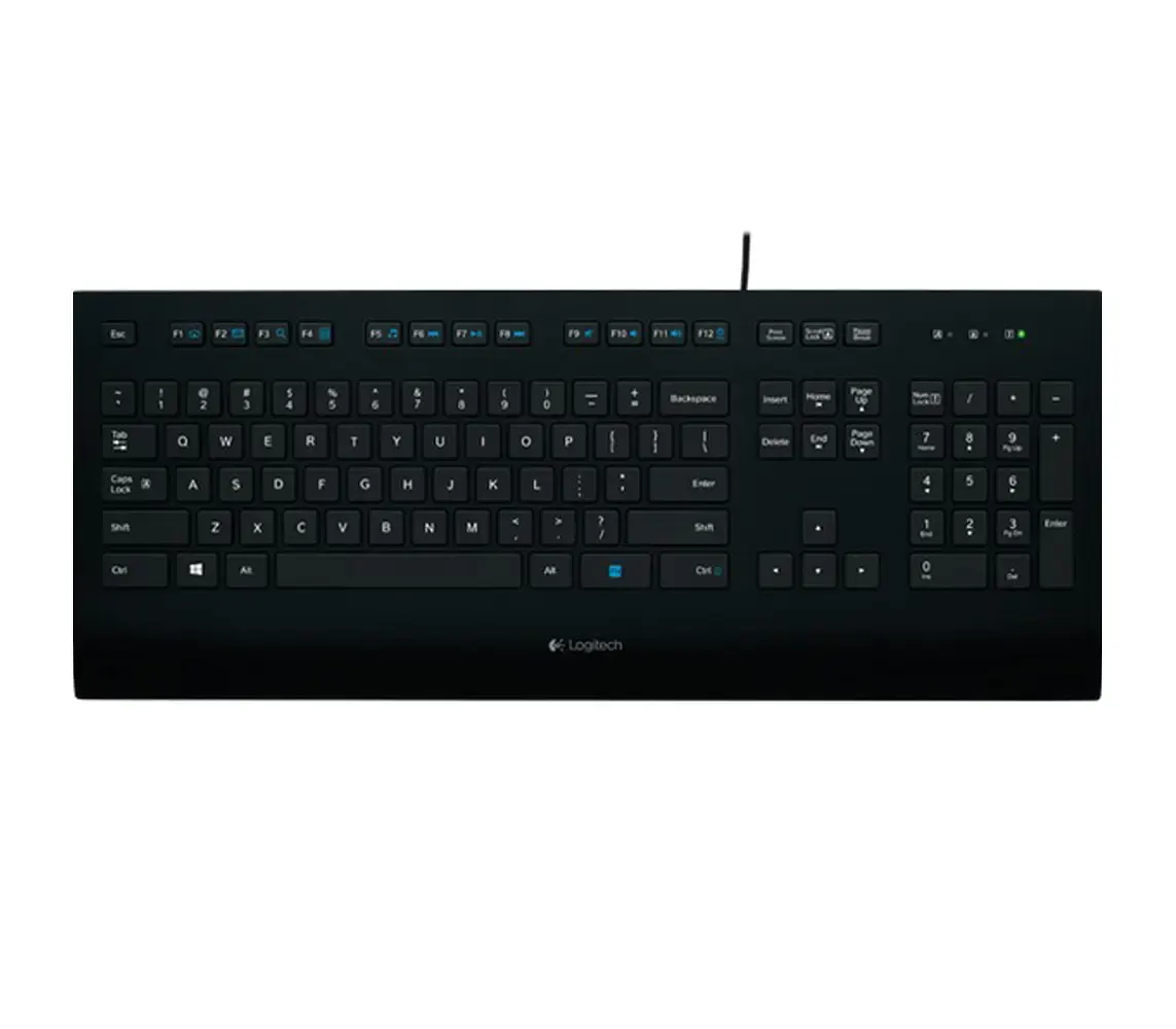 logitech, K280e, Keyboard Black