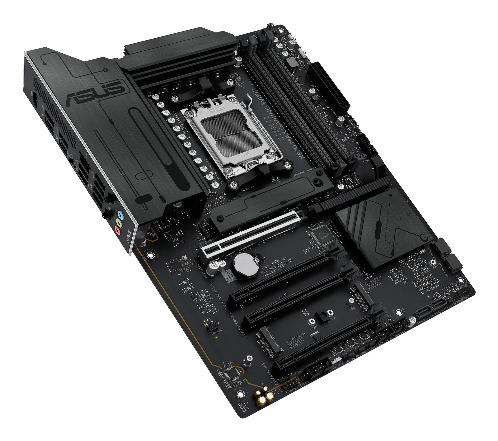 Motherboard ASUS X870 MAX GAMING WIFI7 sAM5 X870 4xDDR5 M.2 HDMI USB Type-C Wi-Fi BT ATX