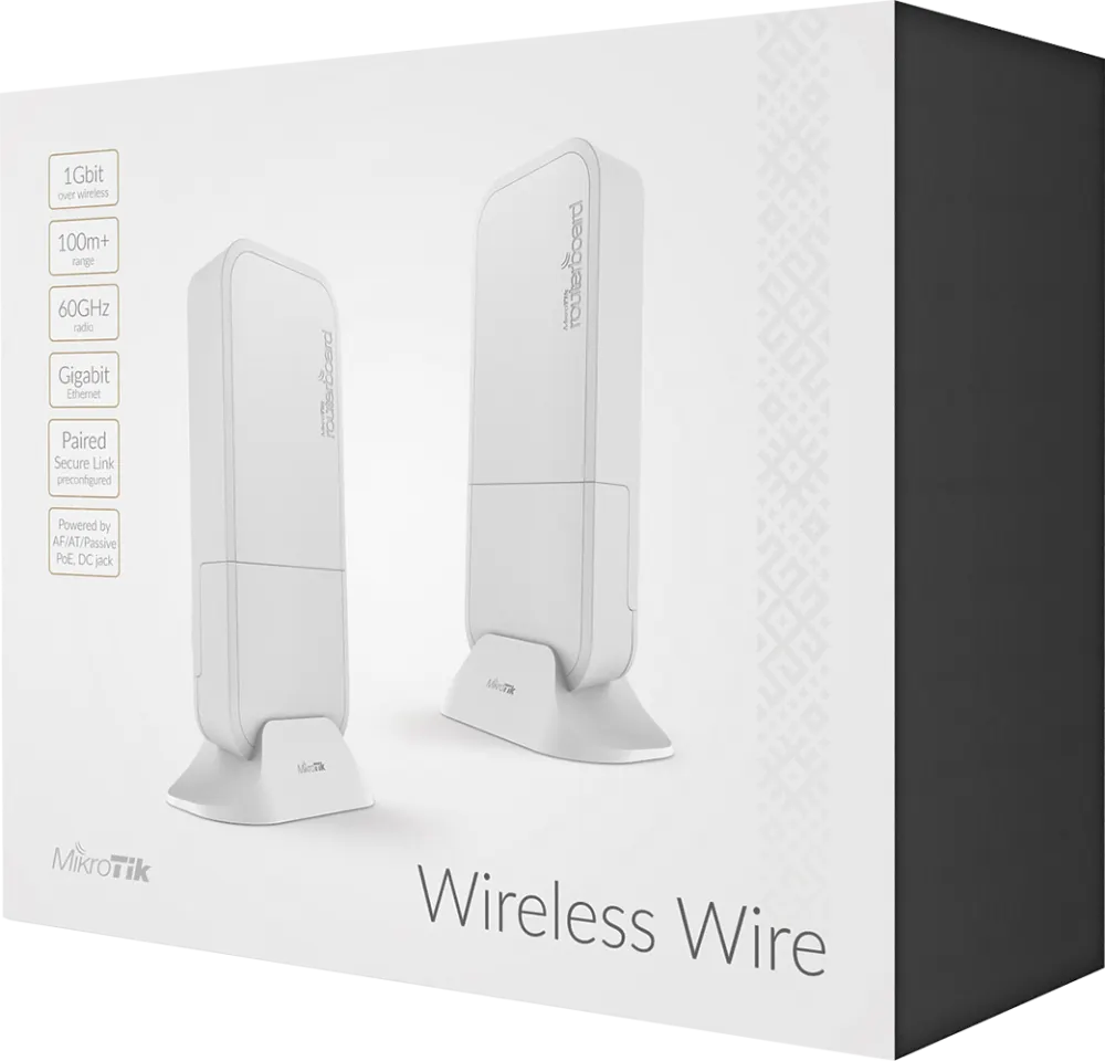 Wireless Wire 60 GHz, MikroTik RBwAPG-60adkit