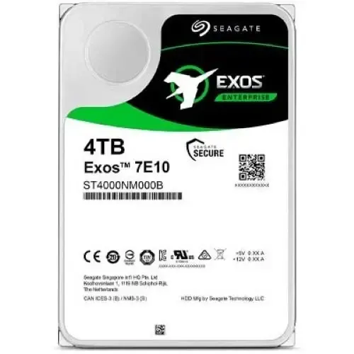 მყარი დისკი Seagate, Exos 7E10 ST4000NM000B 4TB, HDD