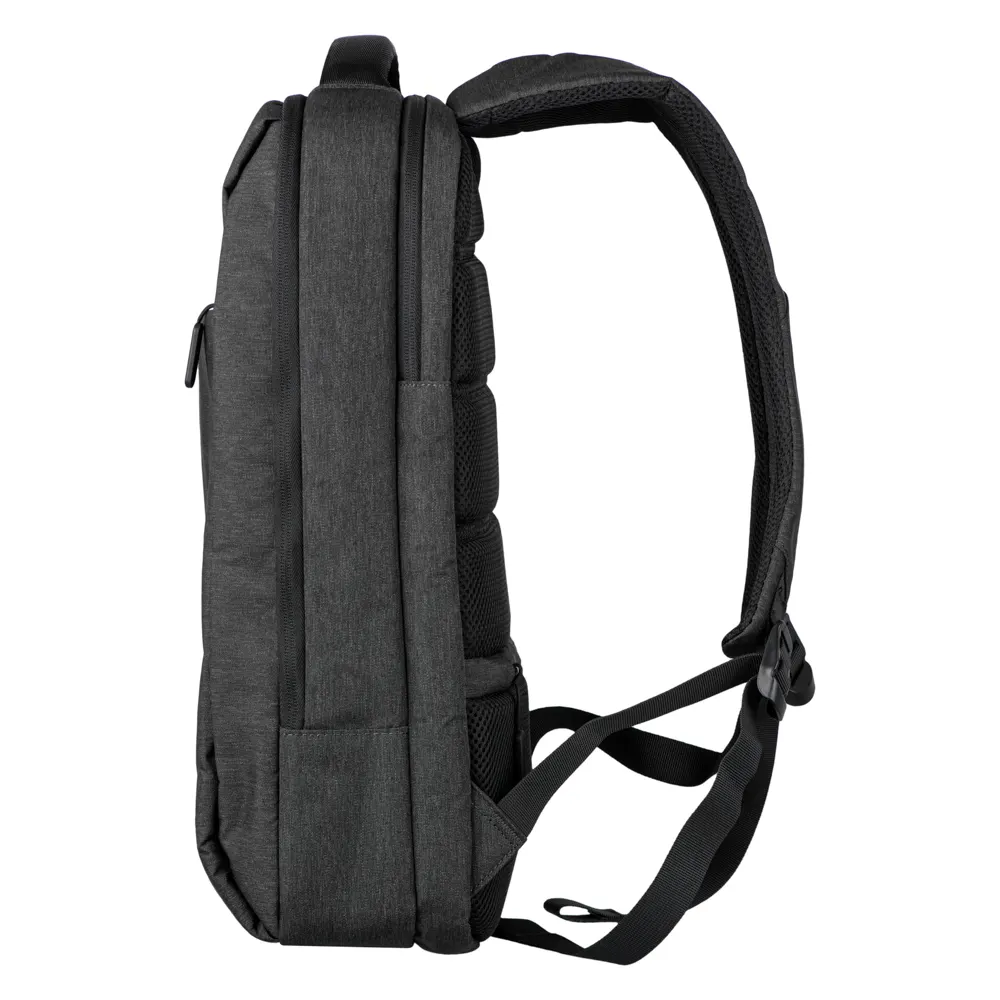 ნოუთბუქის ჩანთა 2E Backpack, Melange 16", Black