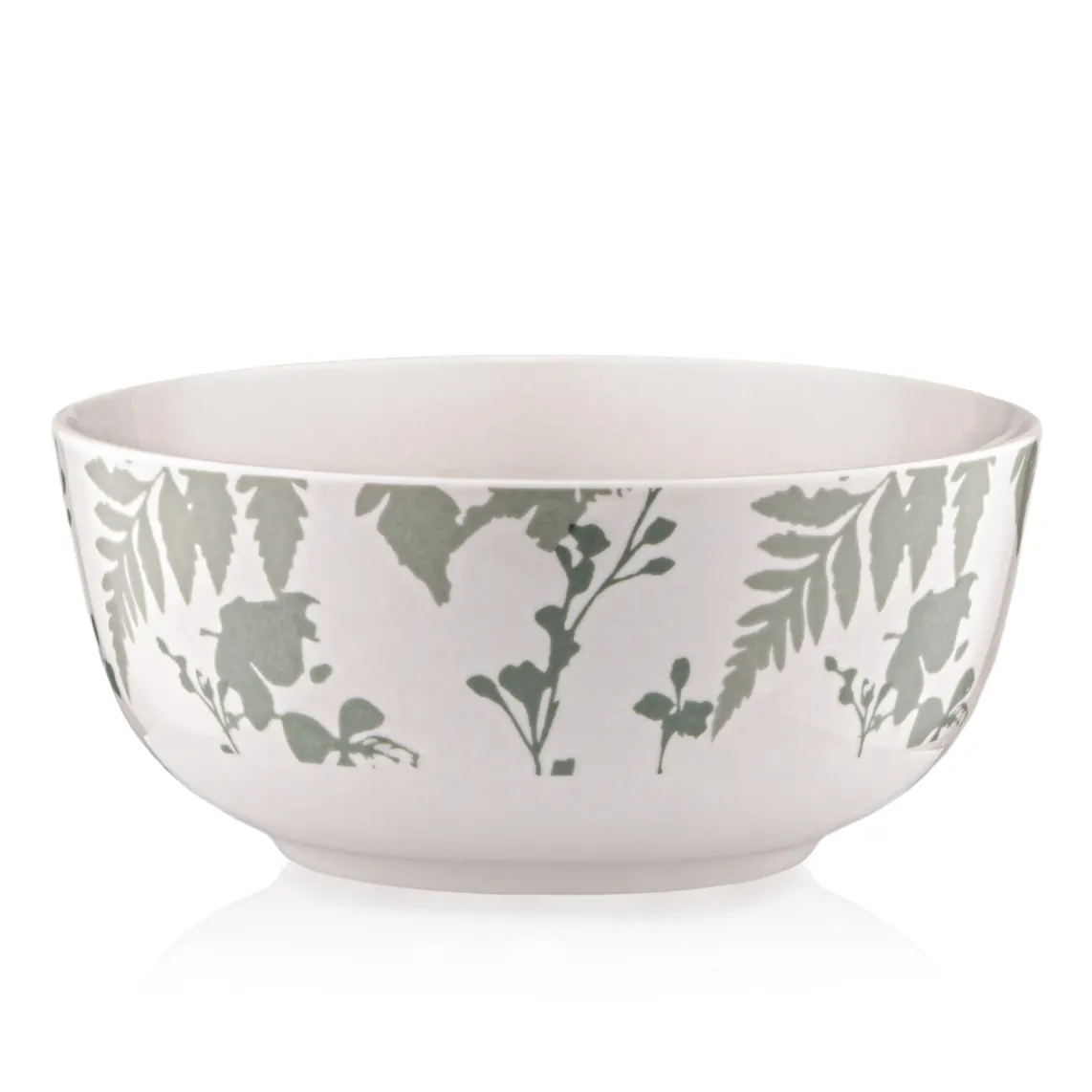 Bowl ARDESTO Capri, 510ml, 13.8cm, porcelain, white green
