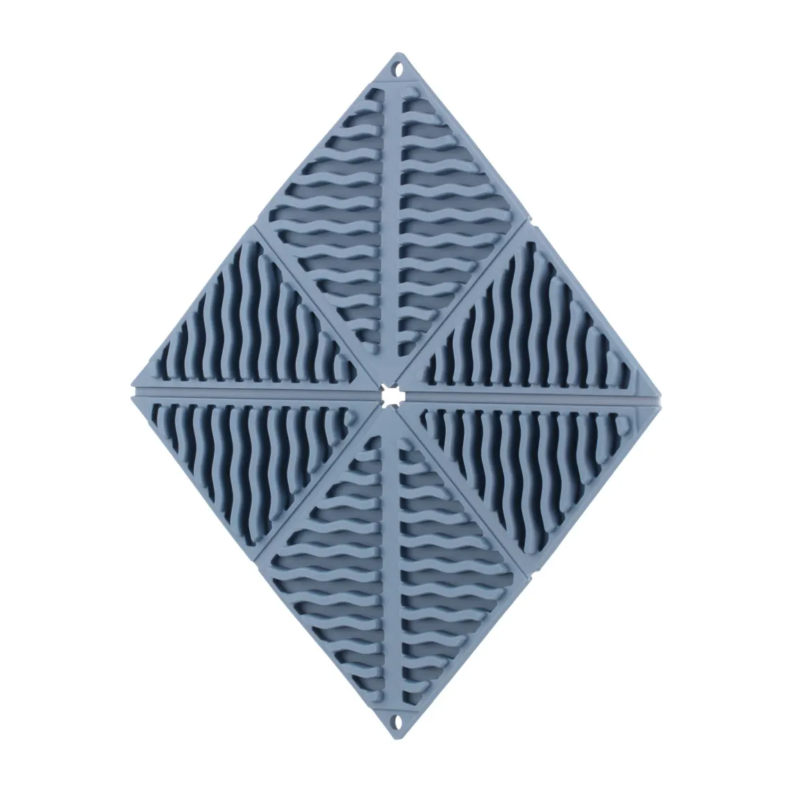 Ardesto Trivet Gemini, 16.5x16.5x1.7cm, silicone, blue