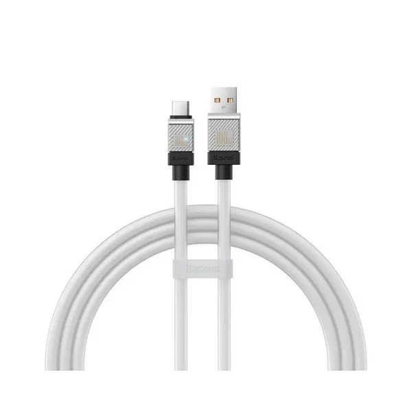 Type-C კაბელი Baseus Coolplay USB-A to USB-C 2m White